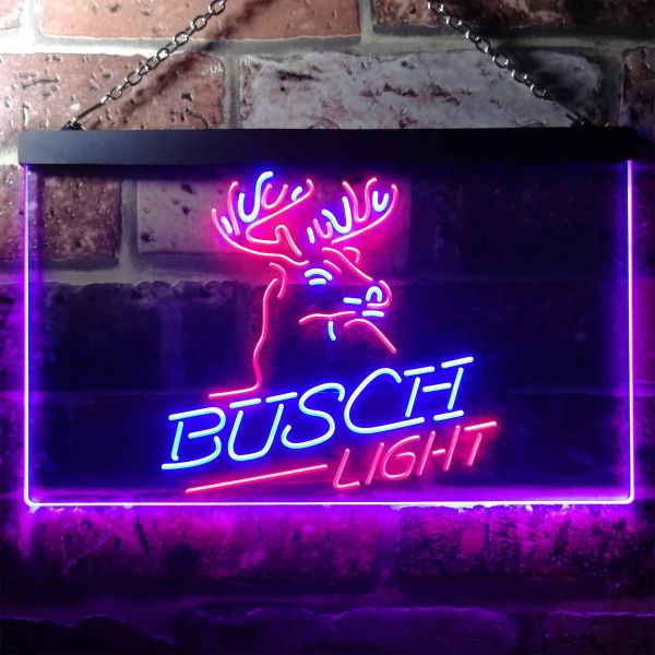 Busch Light Deer Neon-Like LED Sign